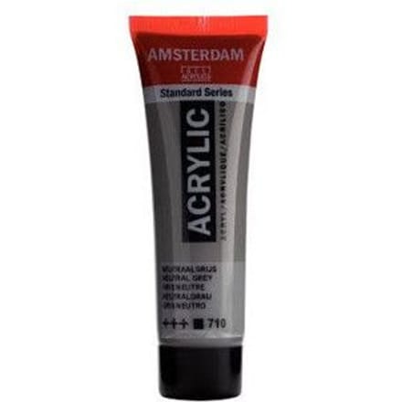 Peinture acrylique - Amsterdam - Standard - 20 Ml - Gris - Haute résistance à la lumière