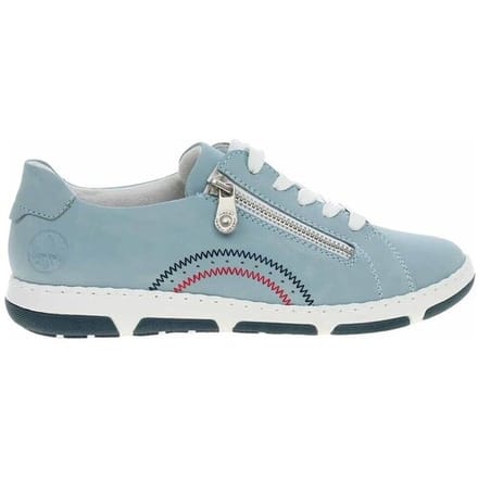 Rieker Dames Veterschoenen Sneakers 42424-10 Blauw