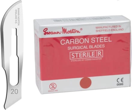 Swann Morton steriel nr. 20/werkmes
