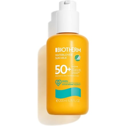 Biotherm Waterlover Sun Milk SPF50 Zonnebrand - Waterproef - 200 ml