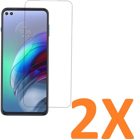 Screenprotector Glas - Tempered Glass Screen Protector Geschikt voor: Motorola Moto G100 - 2X