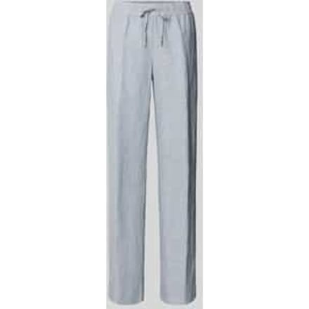 regular fit wijdte broek van puur linnen model 'FARINA'