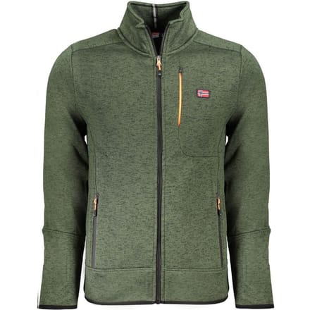 Noorwegen 1963 Groene Polyester Heren Sweatshirt
