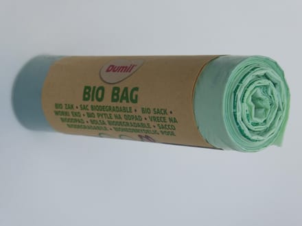 Biozakken 60 liter groen 60x80 cm - 1 rol à 5 stuks