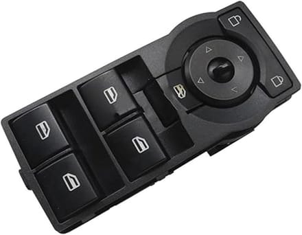 Raamschakelaar Deksel - Raambediening Knop - Auto Onderhoud - Perfecte Pasvorm - Standaard Maat - Zwart