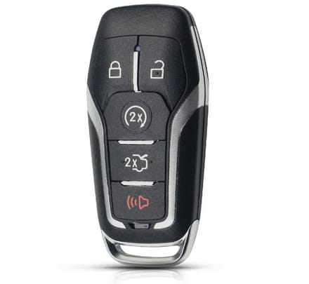 XEOD Autosleutelbehuizing - sleutelbehuizing auto - sleutel - Autosleutel smartkey / Geschikt voor: Ford 5 knops
