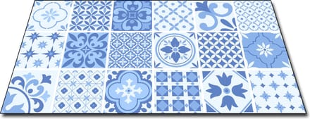 Papillon Inductie Beschermer - Antislip Afdekmat - 80x52 - Portugees
