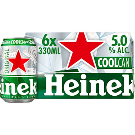 Premium pilsener coolcan blik