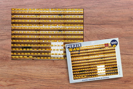 Puzzel Kaas - Gouda - Plank - Legpuzzel - Puzzel 500 stukjes