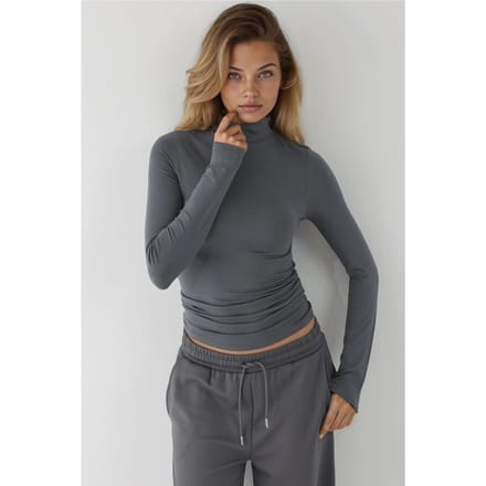 Slim Fit Halve Col Blouse