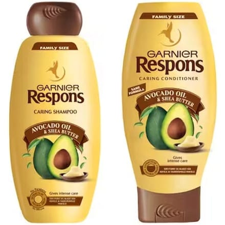 Garnier Respons Avocado &amp; Shea Shampoo &amp; Conditioner 2 x 400 ml