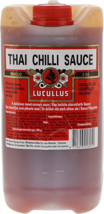 Lucullus Thai chilli sauce - Fles 5 liter