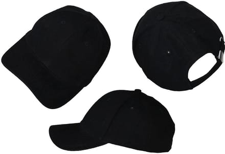 Basic Blanco Pet Zwart 3 Stuks