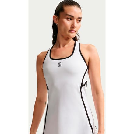 Nike Court Dri-Fit Advantage Jurk Dames-wit