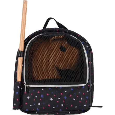 QHP - Hobby Hose Rugzak - Navy - LET OP! Exclusief Hobby Horse