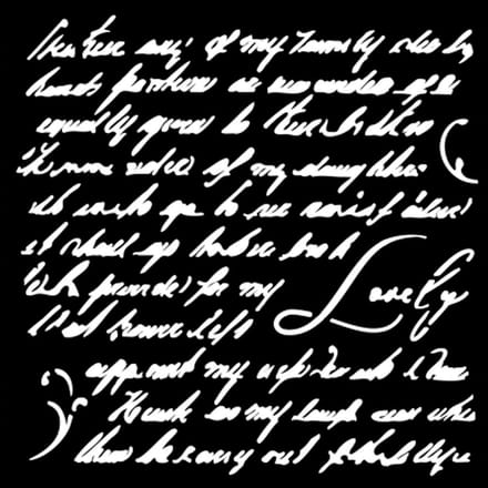 Sjabloon "Masquerade" - Handwriting