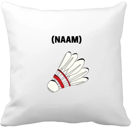 Akyol - badminton met eigen naam Kussen hoes - Badminton - badmintonner - sport - 40 bij 40 cm