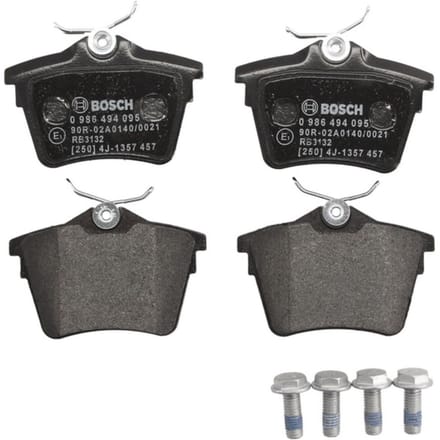 Remblokset BOSCH 0 986 494 095, achter