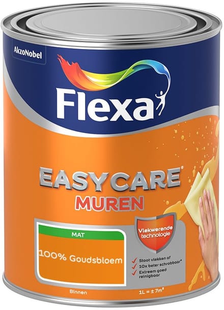 Flexa - Easycare Muren - 100% Goudsbloem - Mengverf - 1 L