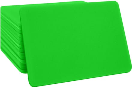 CombiCraft blanco munten rechthoek 85x55mm groen - per 100 stuks