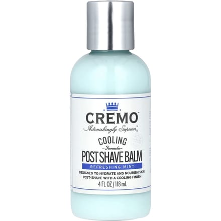 Cremo, Baume Après-Rasage, Menthe Rafraîchissante, 4 fl oz (118ml) white