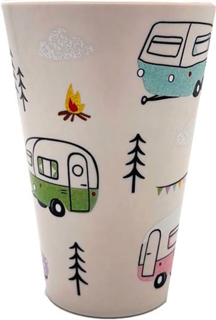 Picknick/Camping Beker RPET - Wildwood Caravan & Campers - 450ml - 13x9cm