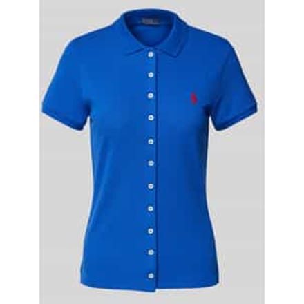 Poloshirt met labelstitching