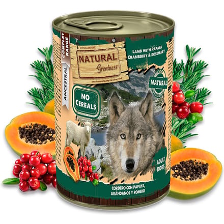 Natural Greatness Lamb With Papaya + Cranberry & Rosemary 400g