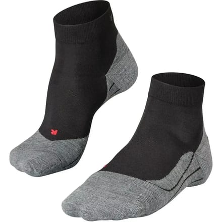 FALKE RU4 Short anti-blaar katoen functioneel materiaal hardloopsokken dames zwart - maat 39-40