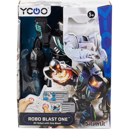 Robo Blast One zwart - RC Robot met schietende vuist