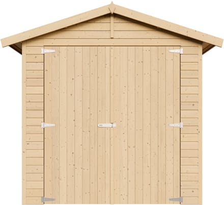 Timbela M105 - Houten garage - 6 m² - 320x244xH222 cm - Chalet met ramen