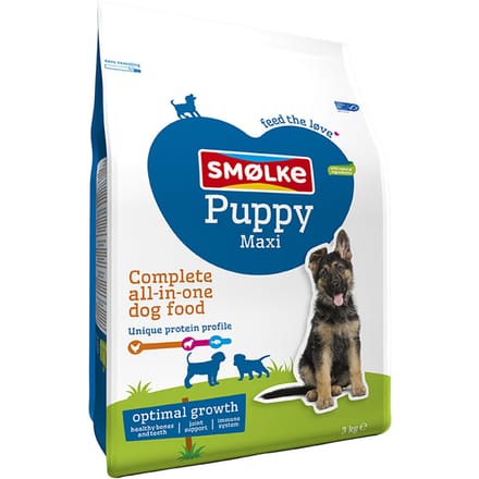 2x3kg Puppy Maxi Optimal Growth Smølke Hondenvoer