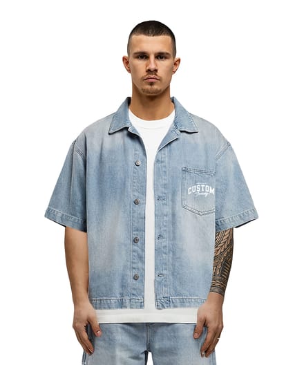 Jorcustom CustomSociety Denim Short Sleeve Jacket