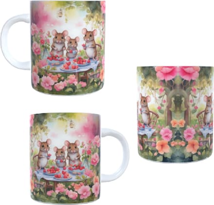 Koffie beker - thee mok - lieve muisjes - funny mouse