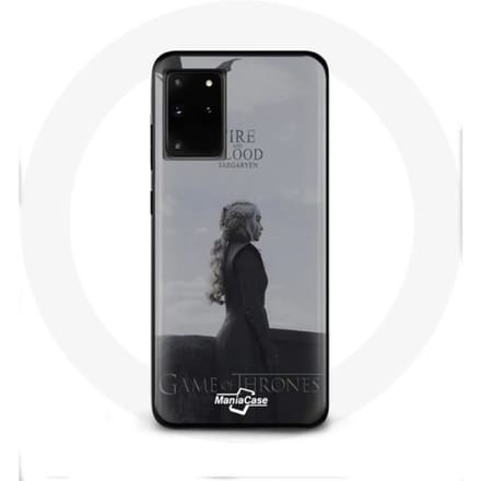 Coque pour Samsung Galaxy S11 Plus Game of Thrones Saison 8 Daenerys Targaryen feu et sang Le Trône