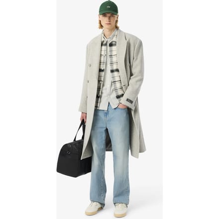Lacoste Long Sleeve Woven Shirt Lapland/sinople Maat: 43 | Casual Overhemden Outlet | Heren | Creme