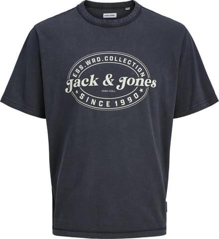 JACK&JONES - JJEDOVER PRINT TEE SS CREW NECK SN - Heren - T-shirts