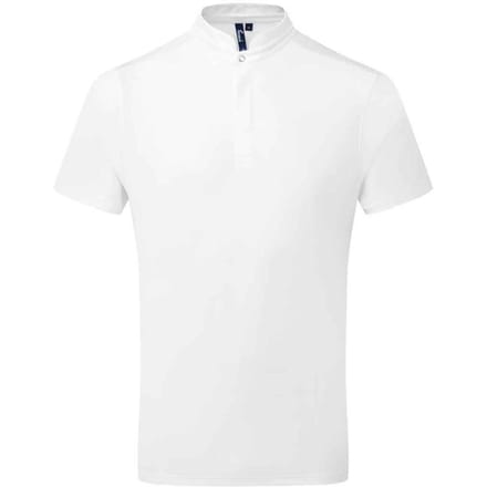 Premier Heren Essential Coolchecker koksshirt met korte mouwen (Wit)