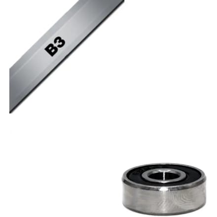 Lager Black Bearing B3 - 606-2RS - 6 x 17 x 6 mm