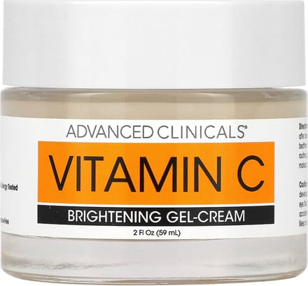 Advanced Clinicals, Vitamine C, Verhelderende Gel-Crème, 59 ml (59 ml) beige