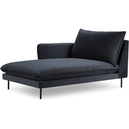 Chaise longue Vienna links velvet | Cosmopolitan Design
