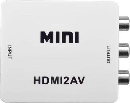 Jumalu HDMI naar AV converter - HDMI naar Tulp - Wit