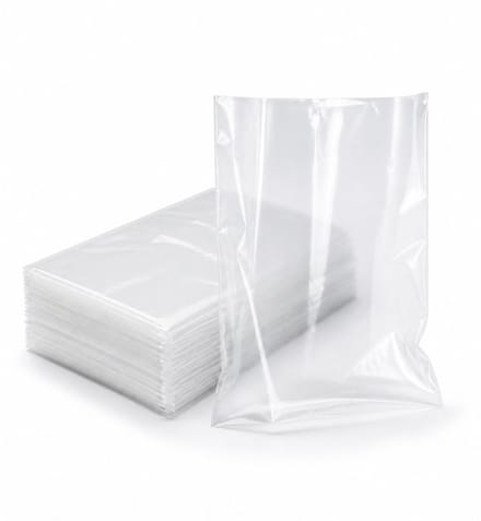 Inpakr Transparante LDPE Zakken met Zijvouw - 1000 Stuks - 11 x 4,5 x 30 cm - 70 Micron