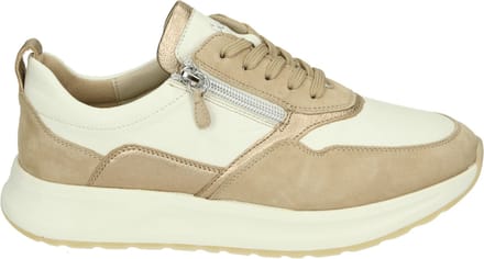 Sioux - SUNIVLA-702-J - Lage sneakersDames sneakers - Kleur: Wit/beige - Maat: 37