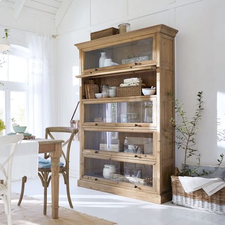 LOBERON Kast Stourbridge antiekbruin