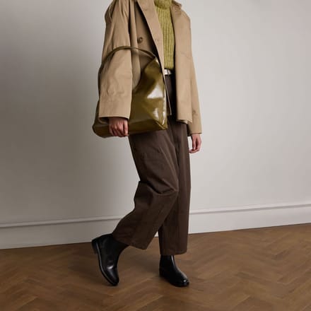 Manfield - Dames - Zwarte leren chelsea boots - Maat 37