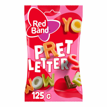Red Band Pretletters – 12 x 125 g
