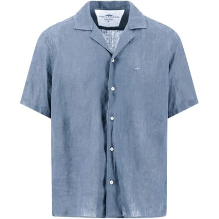 Fynch-Hatton Overhemd Uni Color Premium Linnen New Breeze / male