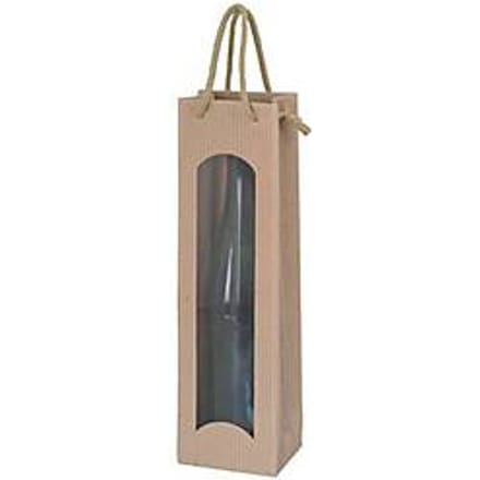 Wijntas "Open Golven”, per stuk, naturel, 20 stuks