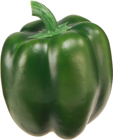 Deco peper groene voerdummy groente H10cm